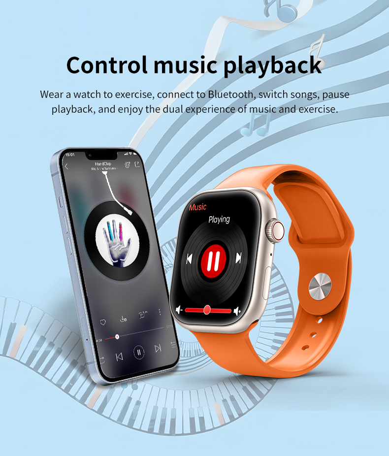 GS9 Max Huacheng Car Scan Code Payment Smart Watch Heart Rate Blood Oxygen Bluetooth Call Book Bracelet