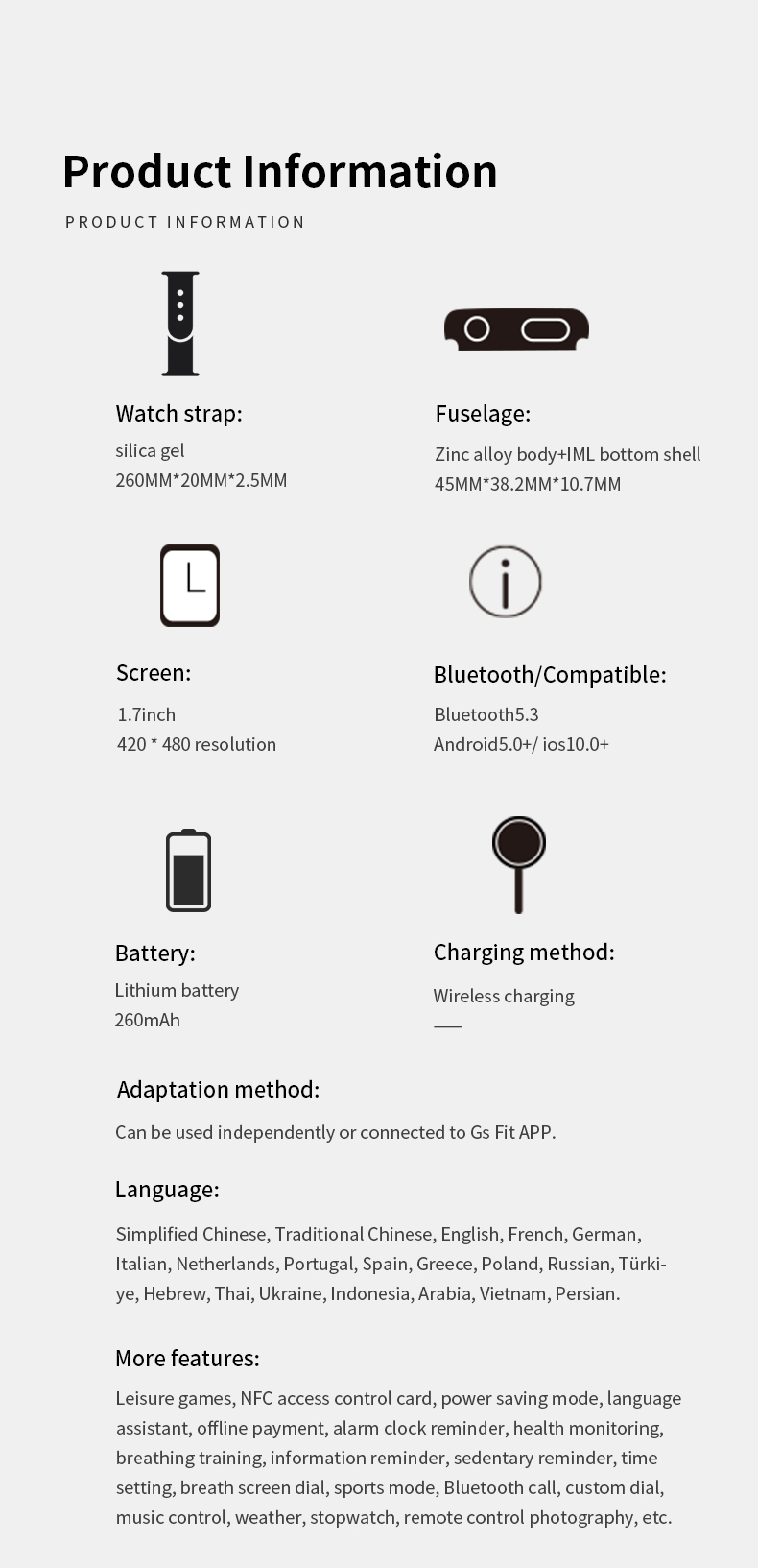 GS M9 Ultra mini smartwatch heart rate call scanning payment