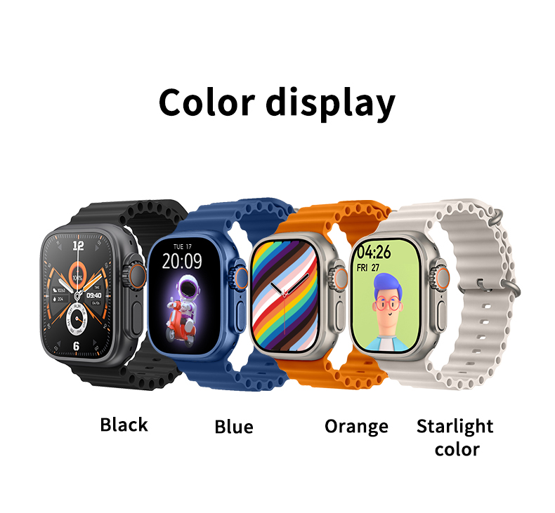 GS M9 Ultra mini smartwatch heart rate call scanning payment