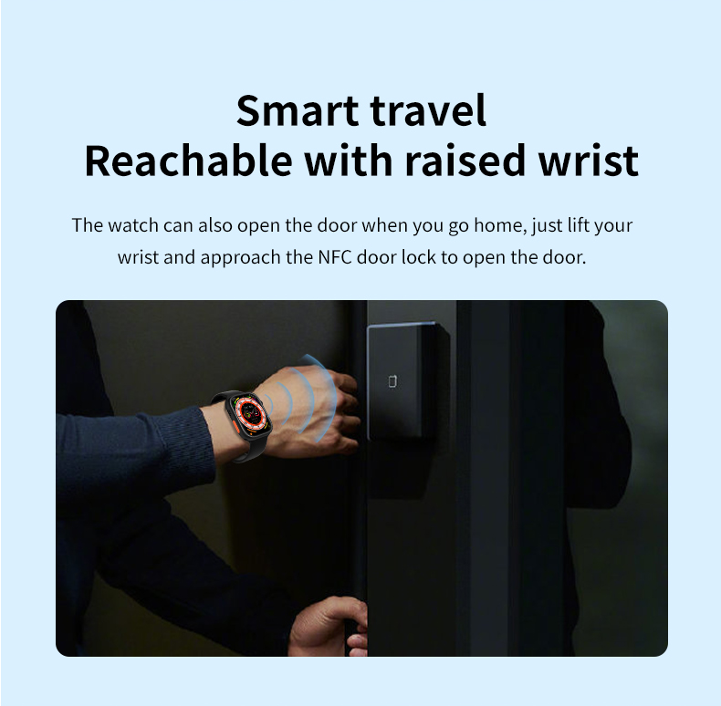 GS9 Max Huacheng Car Scan Code Payment Smart Watch Heart Rate Blood Oxygen Bluetooth Call Book Bracelet