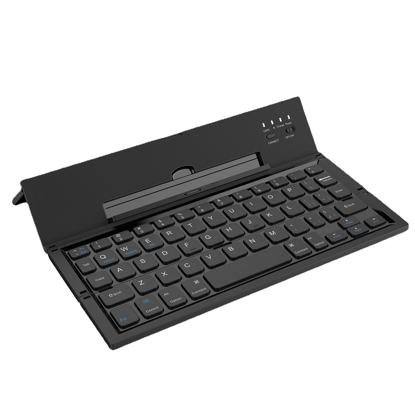 Mini blue tooth foldable pc keyboard portable notebook three fold keyboard for business laptop pad computer