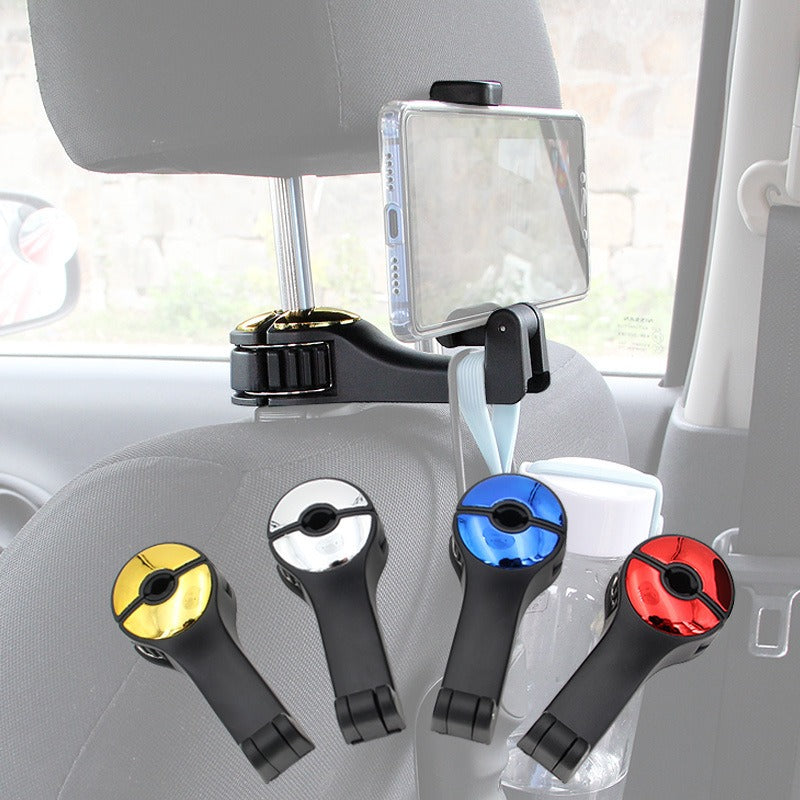 Car Flash G02 Bracket Mobile Phone Rack Locking Hook Personalized Car Creative Car Interior Car Supplies