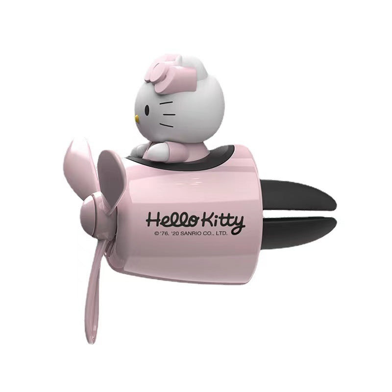 Hako Bear Airplane Car Aromatherapy Cartoon Cute Creative Little Black Bear Pilot Car Air Outlet Perfume