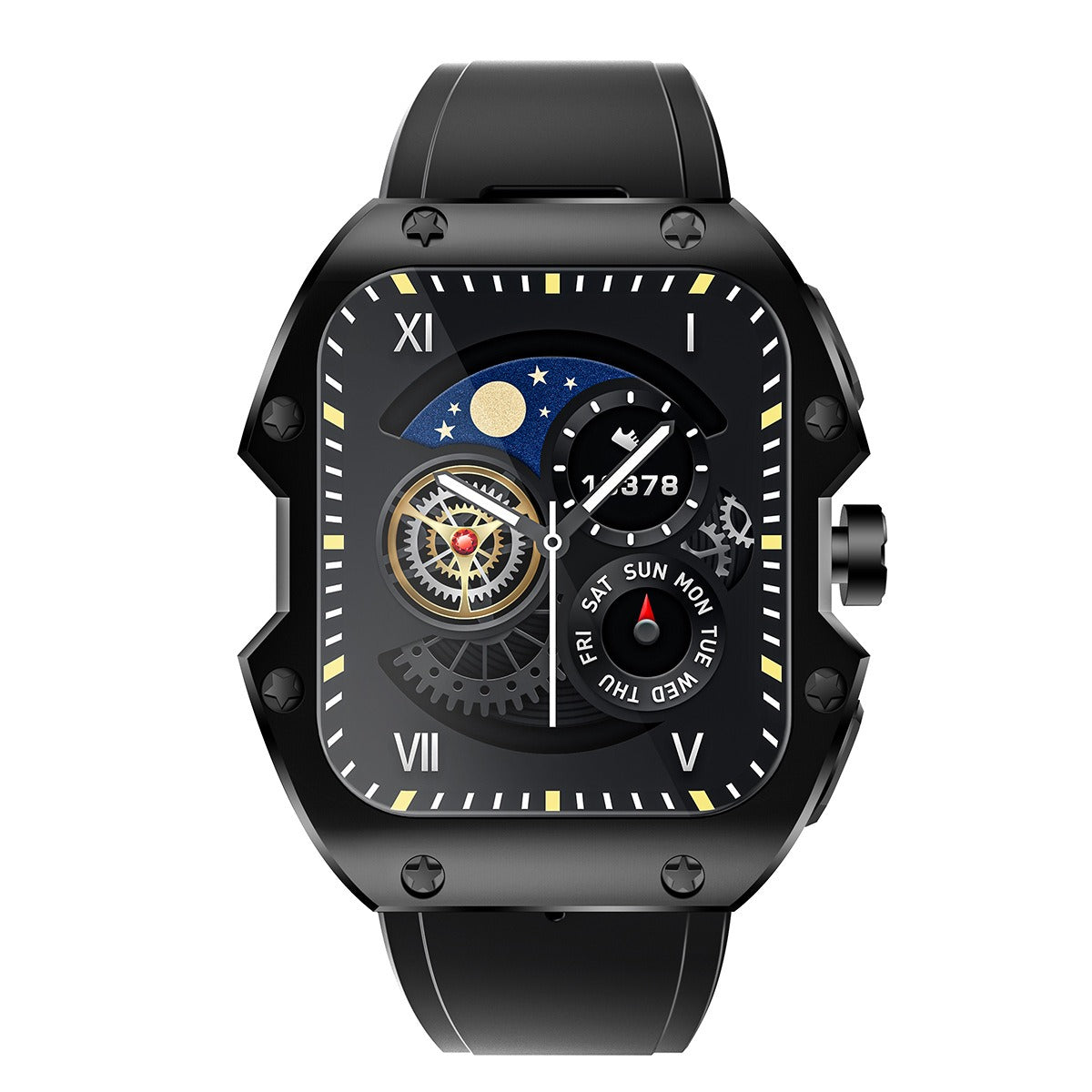Rugged sports smart watch 1.91 inch 520mAH multi-scene sports mode 5ATM