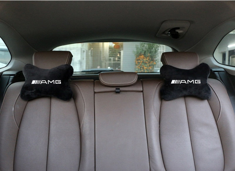 1pcs Car Auto Seat Head Neck Rest Cushion Headrest Pillow Pad for Mercedes Benz AMG W212 W204 W211W168 W213 W205 W210 W124