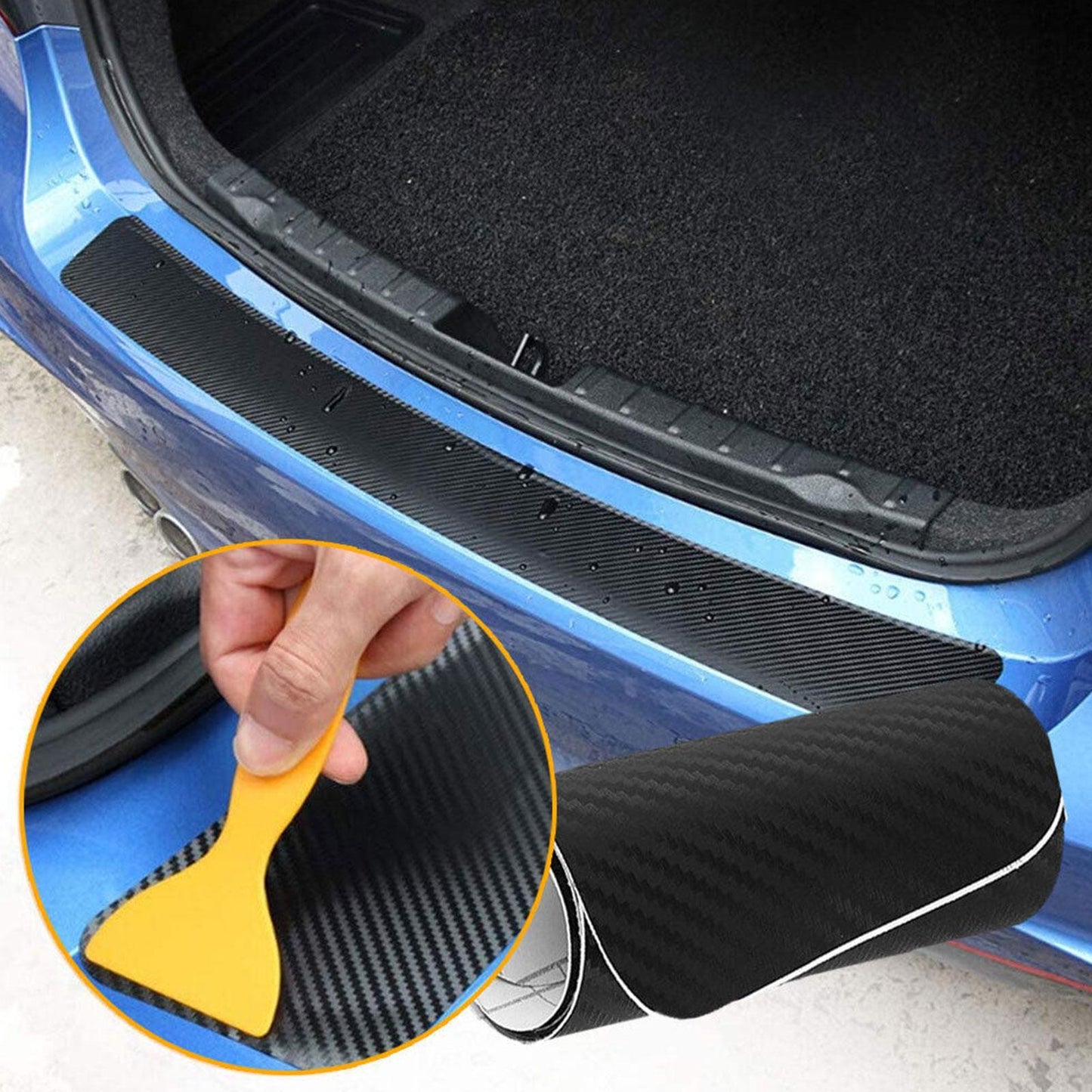 Generic Universal Car Trunk Door Sill Plate Protector Rearper Guard Rubber  Mouldings Pad Trim Cover Strip Car Accessories