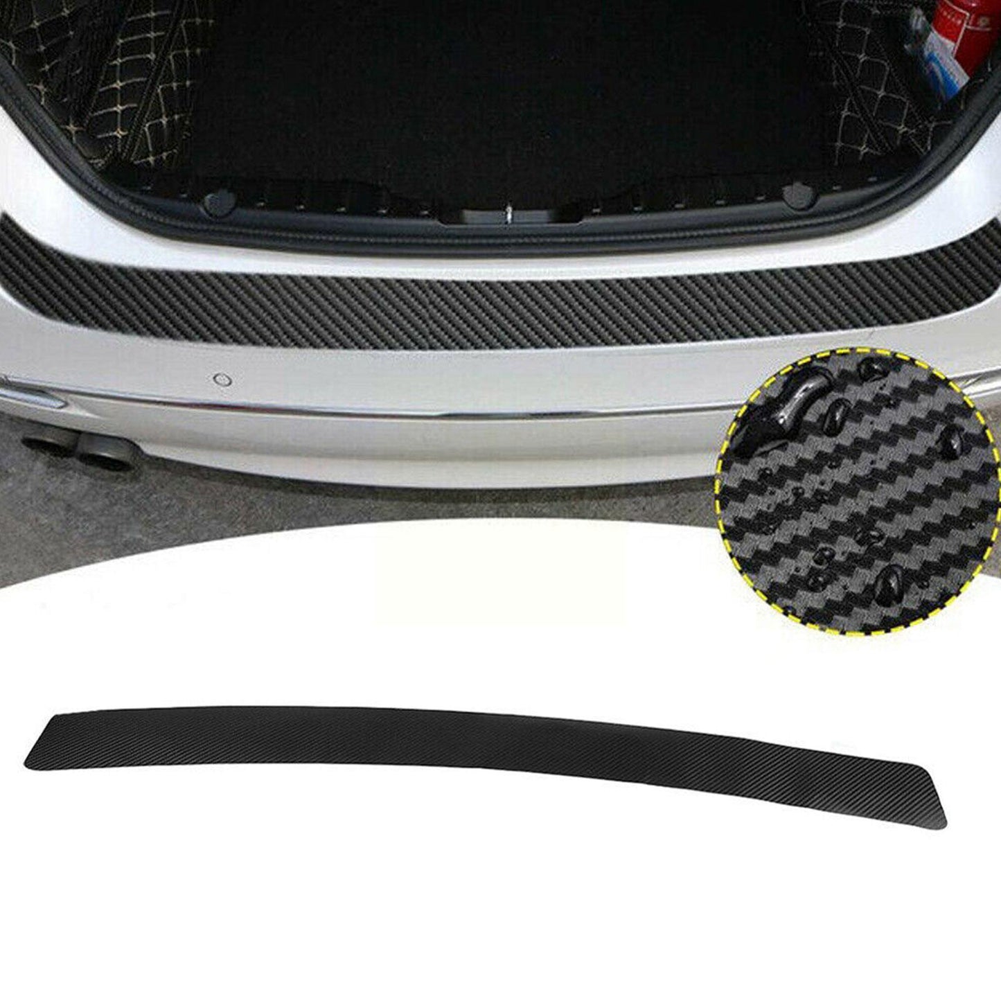 Generic Universal Car Trunk Door Sill Plate Protector Rearper Guard Rubber  Mouldings Pad Trim Cover Strip Car Accessories